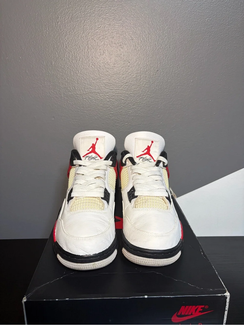 Jordan White Red Black Retro Basketball Shoes